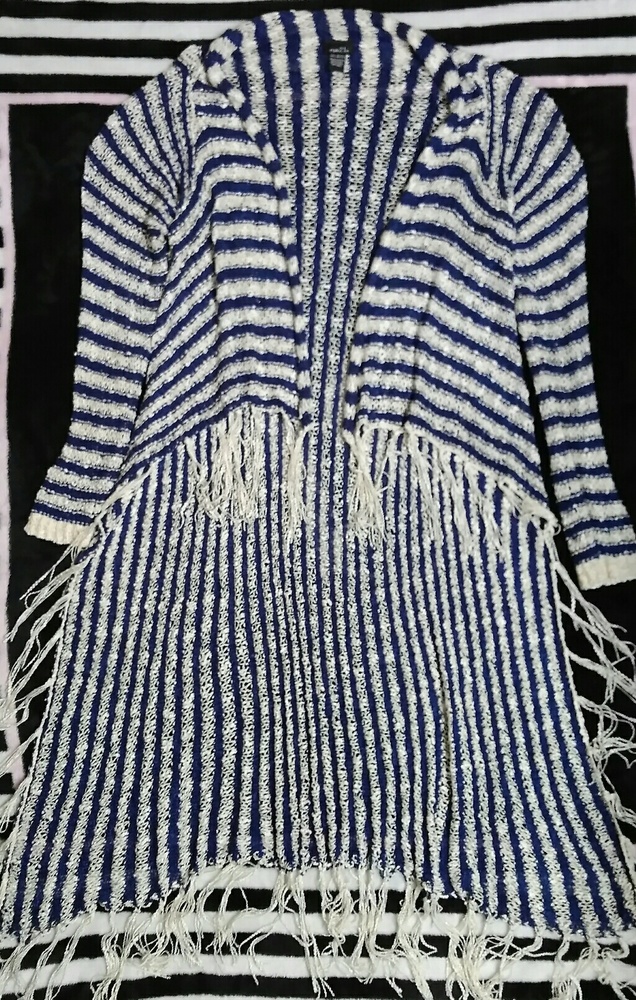 Rue21 Fringe Detailed High/Low Cover Up